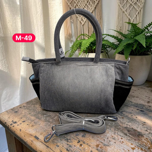 Moon Denim Bag – Vintage Jeans Bag for Everyday Style-M 49