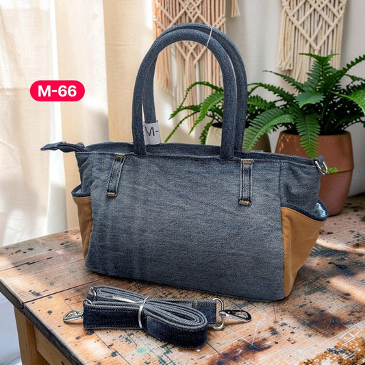 Moon Denim Bag – Vintage Jeans Bag for Everyday Style-M 66