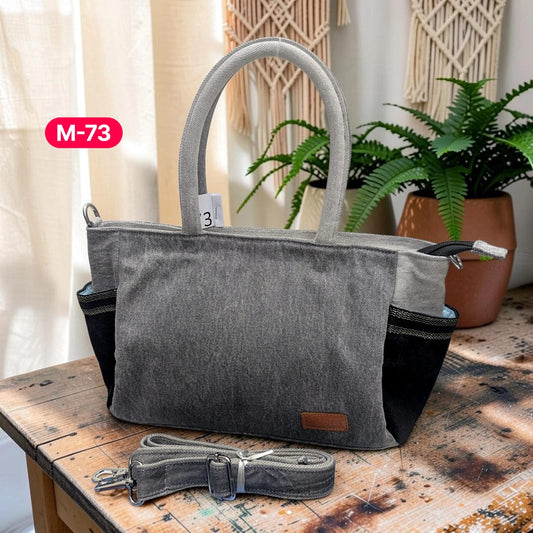 Moon Denim Bag – Vintage Jeans Bag for Everyday Style-M 73