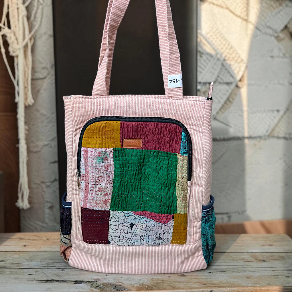 Nandini Backpack | 2-in-1 Bag | Mother Bag | Ladies Shoulder Bag NN 484