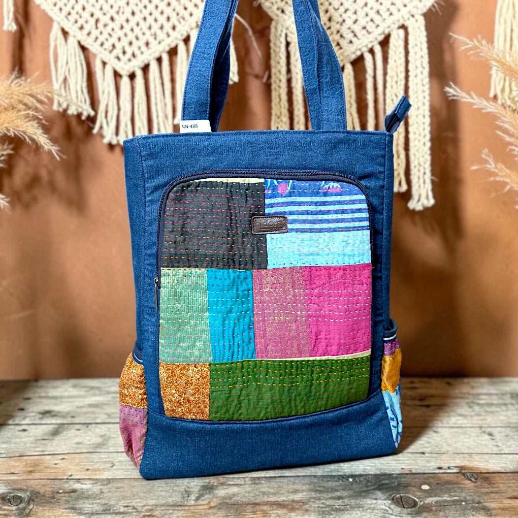Nandini Backpack | 2-in-1 Bag | Mother Bag | Ladies Shoulder Bag NN 488
