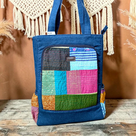 Nandini Backpack | 2-in-1 Bag | Mother Bag | Ladies Shoulder Bag NN 488