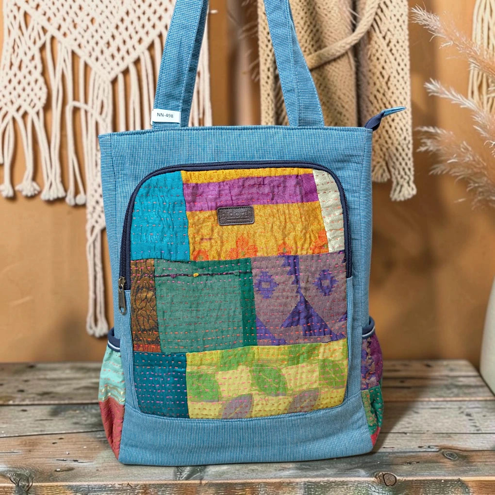 Nandini Backpack | 2-in-1 Bag | Mother Bag | Ladies Shoulder Bag NN 498