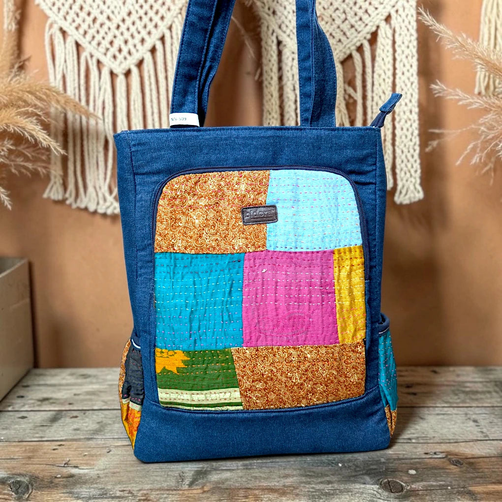 Nandini Backpack | 2-in-1 Bag | Mother Bag | Ladies Shoulder Bag NN 509