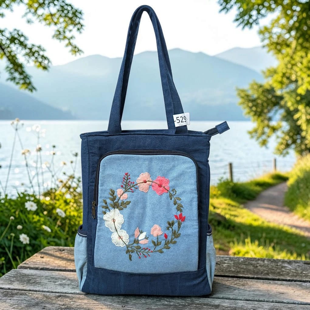 Nandini Backpack | 2-in-1 Bag | Mother Bag | Ladies Shoulder Bag NN-529