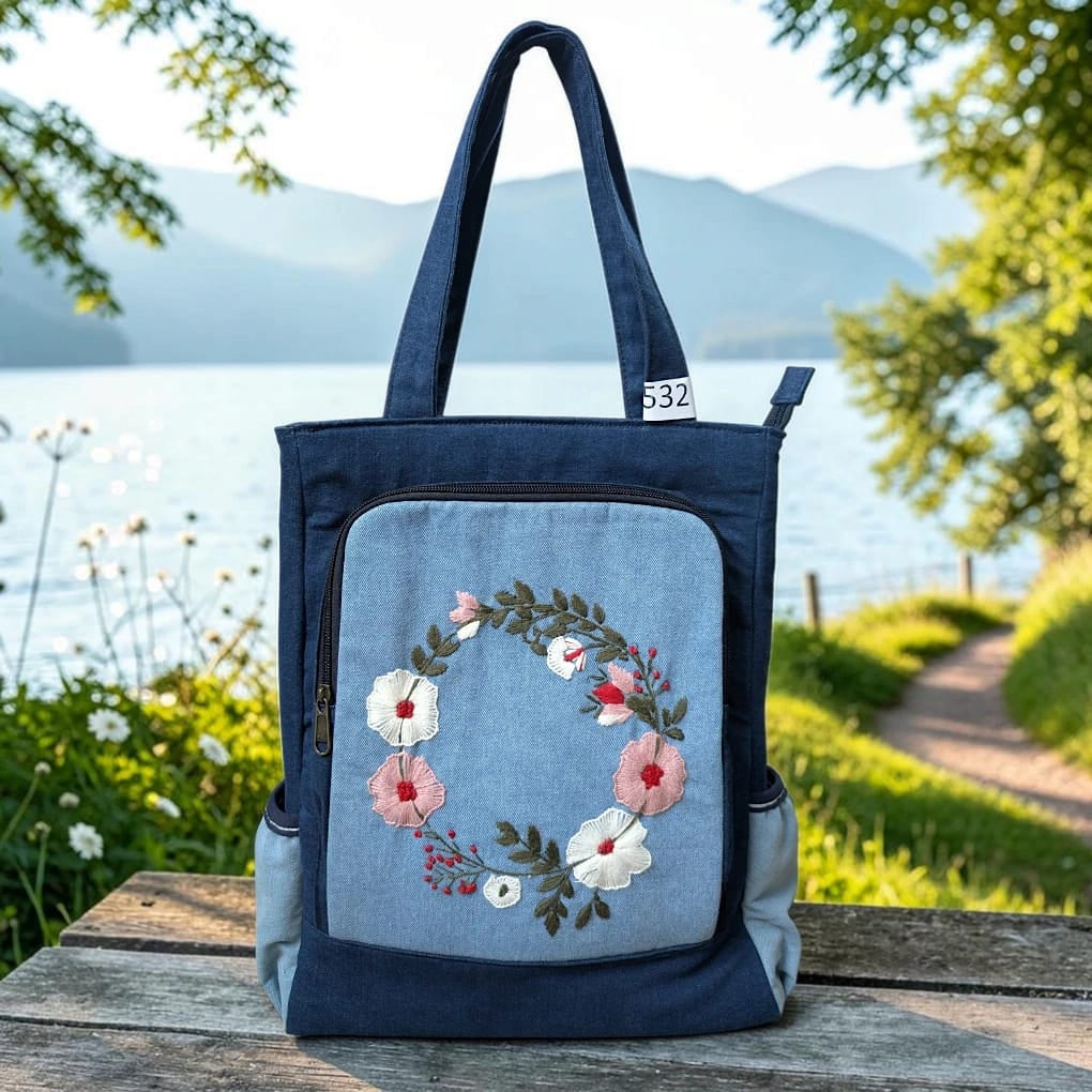 Nandini Backpack | 2-in-1 Bag | Mother Bag | Ladies Shoulder Bag NN-532