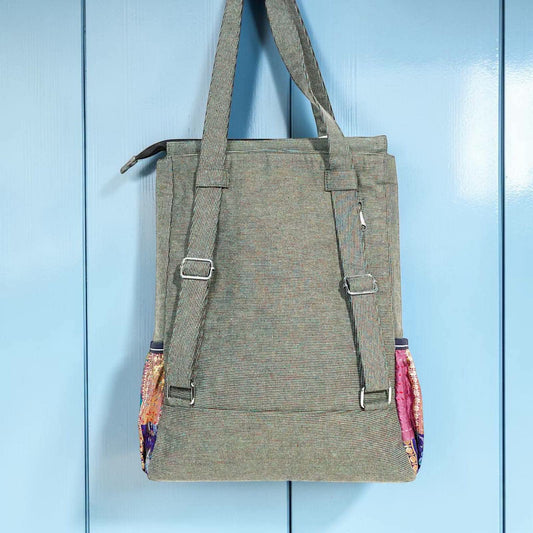 Nandini Backpack | 2-in-1 Bag | Mother Bag | Ladies Shoulder Bag NN 476