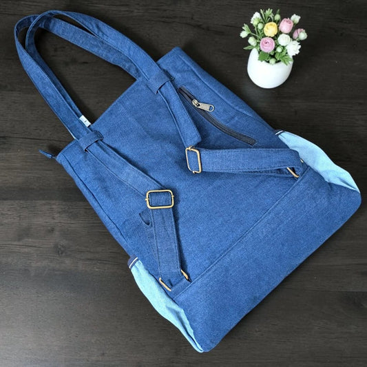 Nandini Backpack | 2-in-1 Bag | Mother Bag | Ladies Shoulder Bag NN-527
