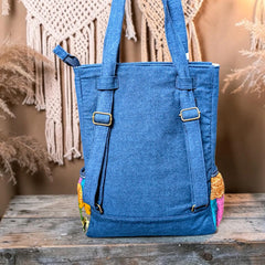 Nandini Backpack | 2-in-1 Bag | Mother Bag | Ladies Shoulder Bag NN 488