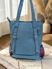 Nandini Backpack | 2-in-1 Bag | Mother Bag | Ladies Shoulder Bag NN 297