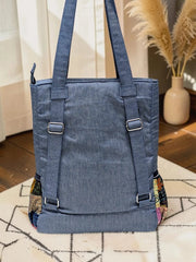 Nandini Backpack | 2-in-1 Bag | Mother Bag | Ladies Shoulder Bag NN 448