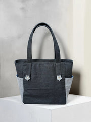 Payra-Denim Tote Ladie's Shoulder Bag