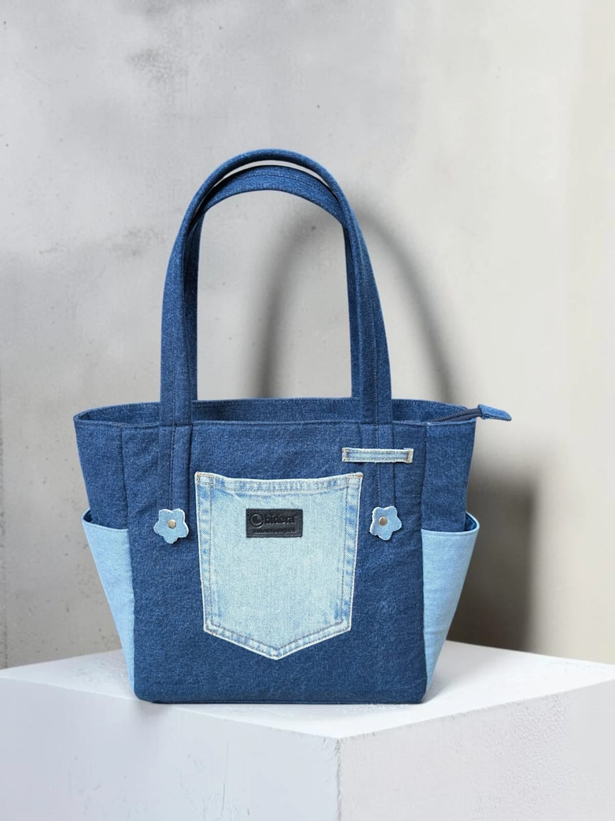 Payra-Denim Tote Ladie's Shoulder Bag