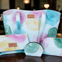 Tote Bag – Tie-Dye Denim Bag Series | 4-in-1 Upcycled Jeans Bag Set