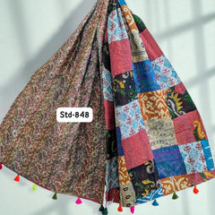 Handmade Silk Stole- While style meets utility-848