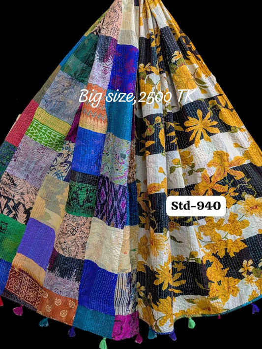 Handmade Silk Stole- While style meets utility-Big Size-940