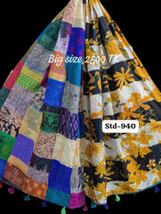 Handmade Silk Stole- While style meets utility-Big Size-940