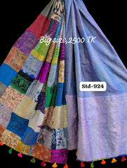 Handmade Silk Stole- While style meets utility-Big Size-924