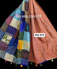 Handmade Silk Stole- While style meets utility-Big Size-875