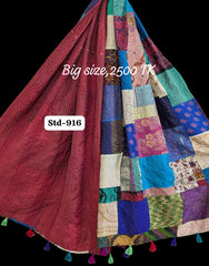 Handmade Silk Stole- While style meets utility-Big Size-916