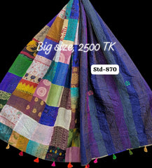 Handmade Silk Stole- While style meets utility-Big Size-870