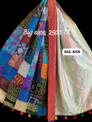 Handmade Silk Stole- While style meets utility-Big Size-868