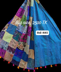 Handmade Silk Stole- While style meets utility-Big Size-885