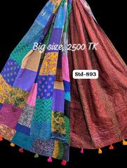 Handmade Silk Stole- While style meets utility-Big Size-893