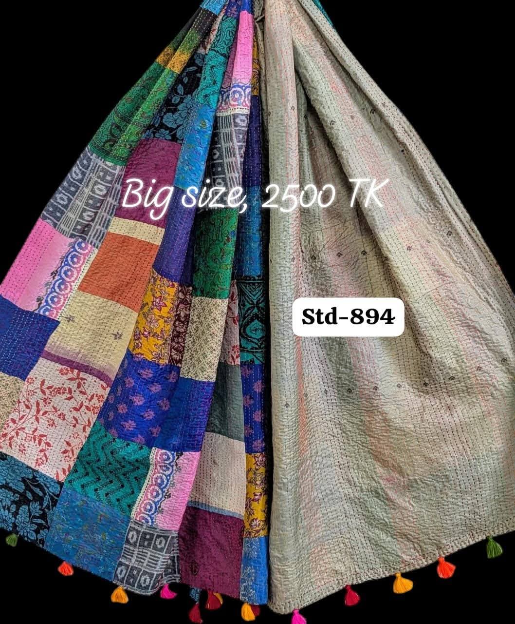 Handmade Silk Stole- While style meets utility-Big Size-894