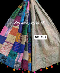 Handmade Silk Stole- While style meets utility-Big Size-894