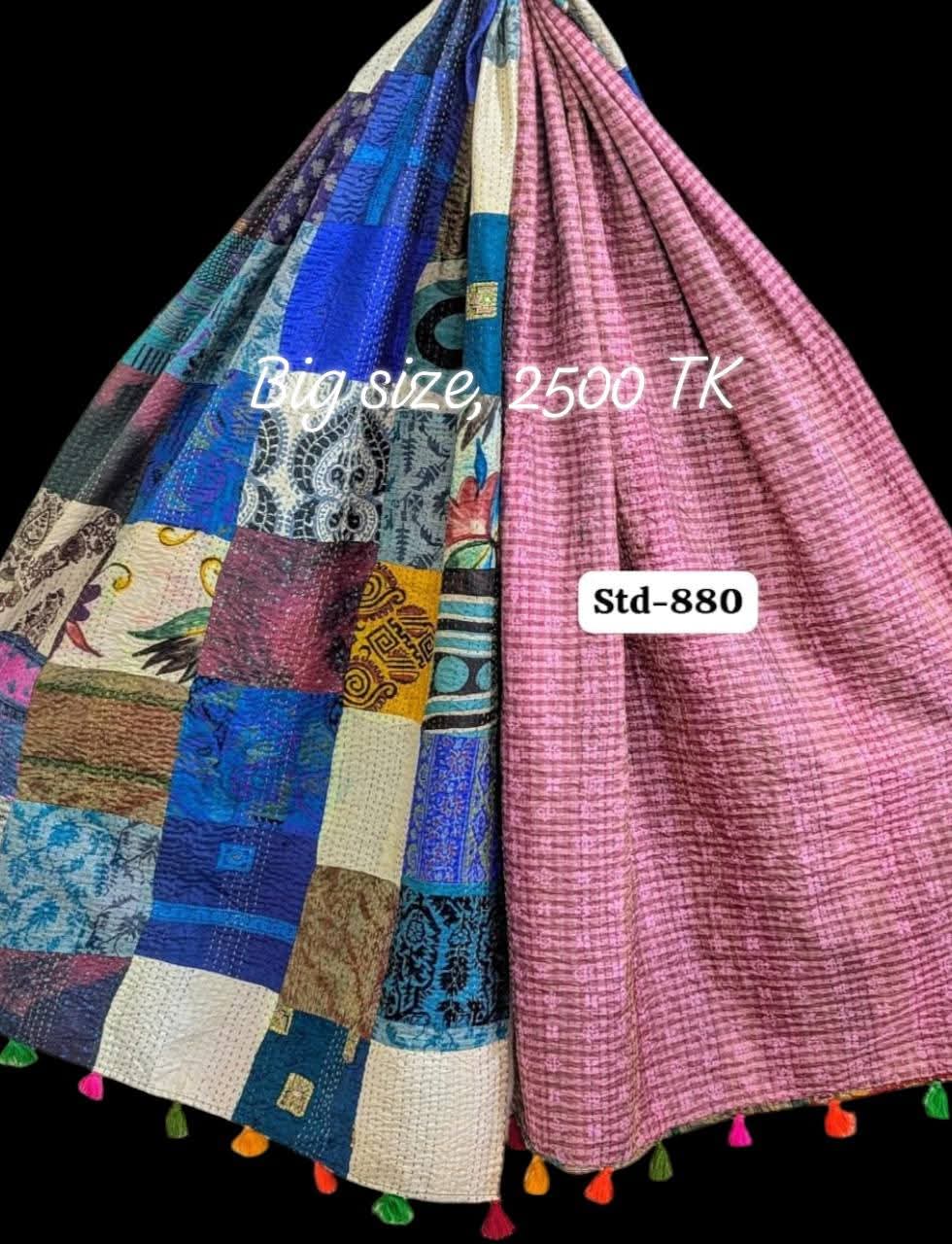 Handmade Silk Stole- While style meets utility-Big Size-880