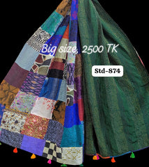 Handmade Silk Stole- While style meets utility-Big Size-874