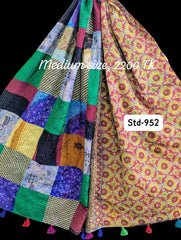 Handmade Silk Stole- While style meets utility-Medium Size-952