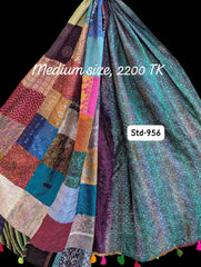 Handmade Silk Stole- While style meets utility-Medium Size-956