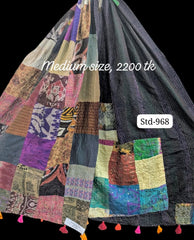 Handmade Silk Stole- While style meets utility-Medium Size-968