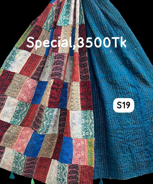 Special Handmade Silk Stole- While style meets utility-S19
