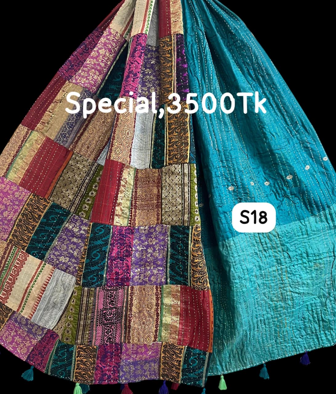 Special Handmade Silk Stole- While style meets utility-S18