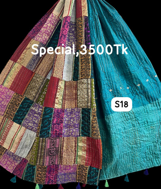 Special Handmade Silk Stole- While style meets utility-S18