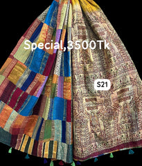 Special Handmade Silk Stole- While style meets utility-S21