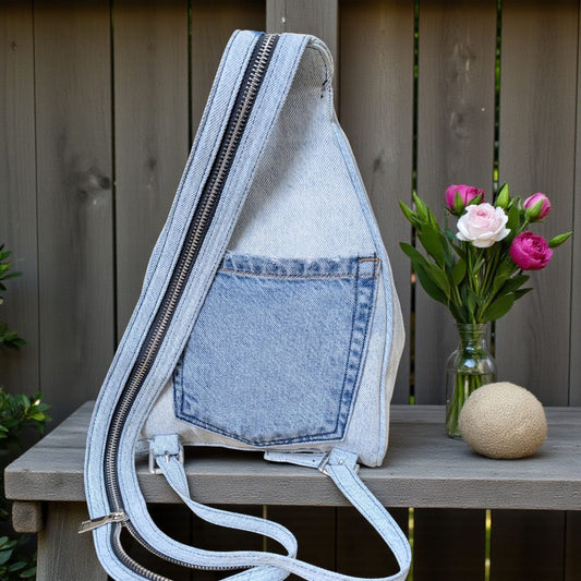 KakaTushi- Denim  Backpack