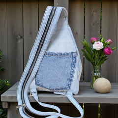 KakaTushi- Denim  Backpack