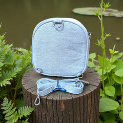 Kawaii- Mini Denim Backpack