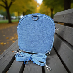 Kawaii- Mini Denim Backpack