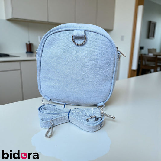 Kawaii- Mini Denim Backpack