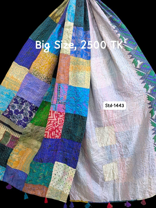 Handmade Silk Stole- While style meets utility-Big Size-1443