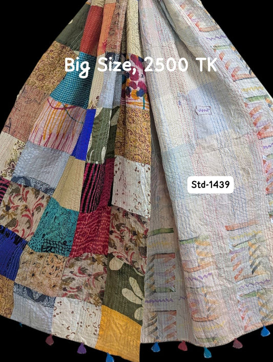 Handmade Silk Stole- While style meets utility-Big Size-1439