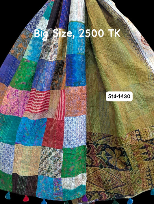 Handmade Silk Stole- While style meets utility-Big Size-1430