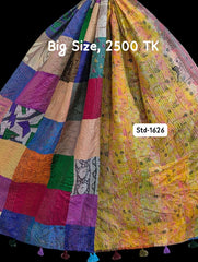 Handmade Silk Stole- While style meets utility-Big Size-1626