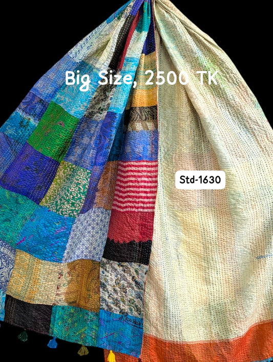 Handmade Silk Stole- While style meets utility-Big Size-1630