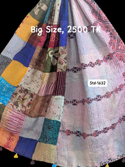 Handmade Silk Stole- While style meets utility-Big Size-1632